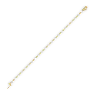 Golden Hour - Lab Diamond and Citrine Tennis Bracelet thumbnail 4