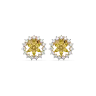 Golden Hour Studs - Lab Diamond and Citrine Earrings thumbnail 2
