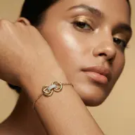 Golden Knot - Lab Diamond Bracelet thumbnail 2