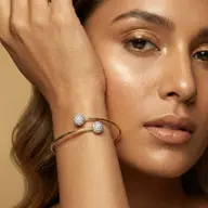 Golden Sphere - Lab Diamond Bangle thumbnail 2