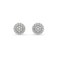 Golden Sphere - Lab Diamond Earrings thumbnail 3