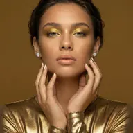 Golden Sphere - Lab Diamond Earrings thumbnail 4