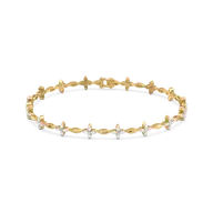 Golden Spring - Lab Diamond Tennis Bracelet thumbnail 1