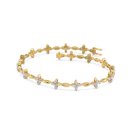 Golden Spring - Lab Diamond Tennis Bracelet thumbnail 4