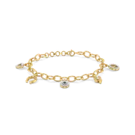 Good Vibes - Lab Diamond Charm Bracelet thumbnail 2