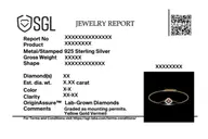 Grace Blossom - Lab Diamond & Ruby Bracelet thumbnail 7