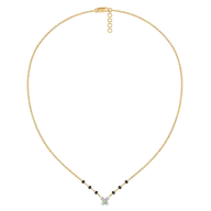 Grace in Flight - Lab Diamond Mangalsutra Necklace thumbnail 5