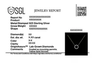 Halo - Lab Diamond Pendant Necklace thumbnail 7