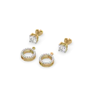 Halo Switch – Lab Diamond Multi-Wearable Stud thumbnail 3