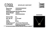 Hand in Hand - Lab Diamond Necklace thumbnail 6