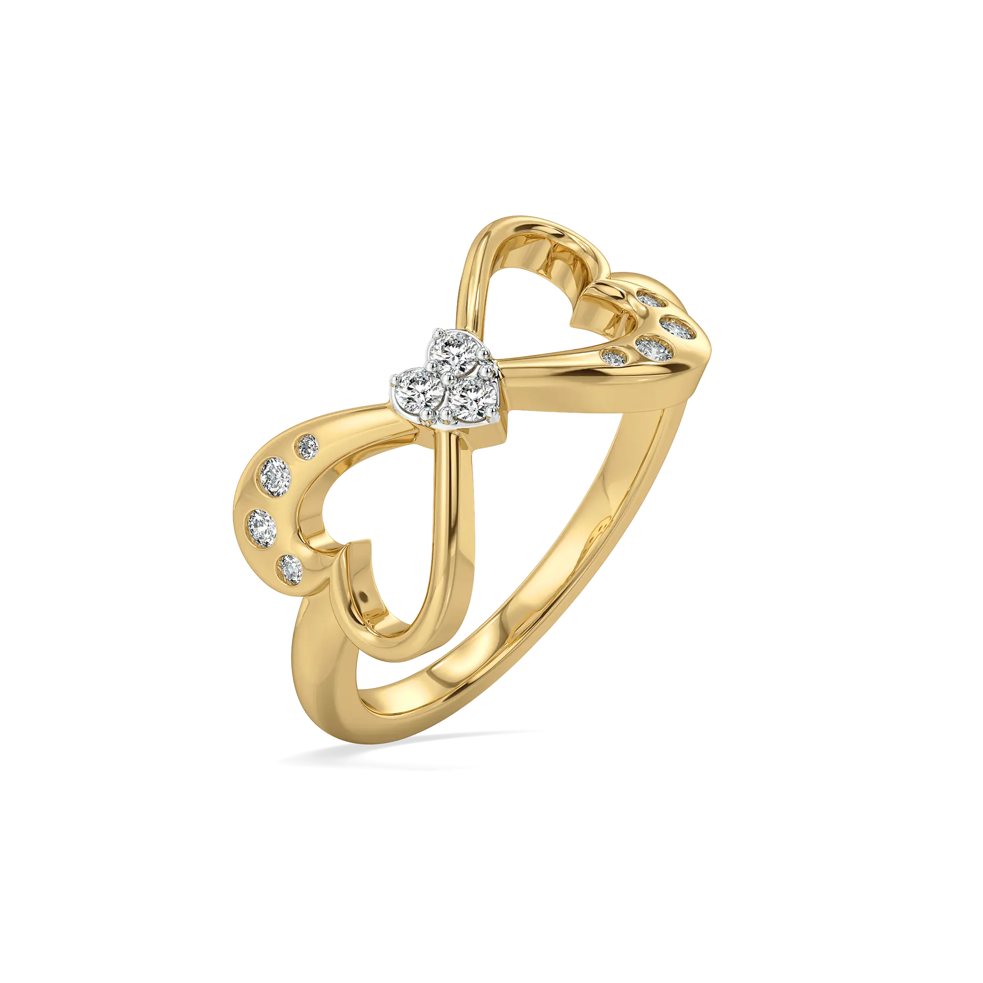 Heart Unfold - Lab Diamond Ring — image 1