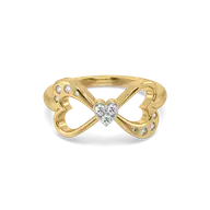 Heart Unfold - Lab Diamond Ring thumbnail 4