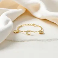 Hearts Unfold - Lab Diamond Charm Bracelet thumbnail 3