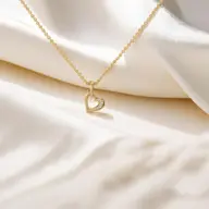 Hearts Unfold - Lab Diamond Pendant Necklace thumbnail 1
