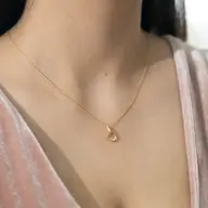Hearts Unfold - Lab Diamond Pendant Necklace thumbnail 4