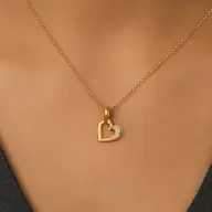 Hearts Unfold - Lab Diamond Pendant Necklace thumbnail 5