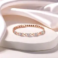 Heartstring - Lab Diamond Tennis Bracelet thumbnail 1