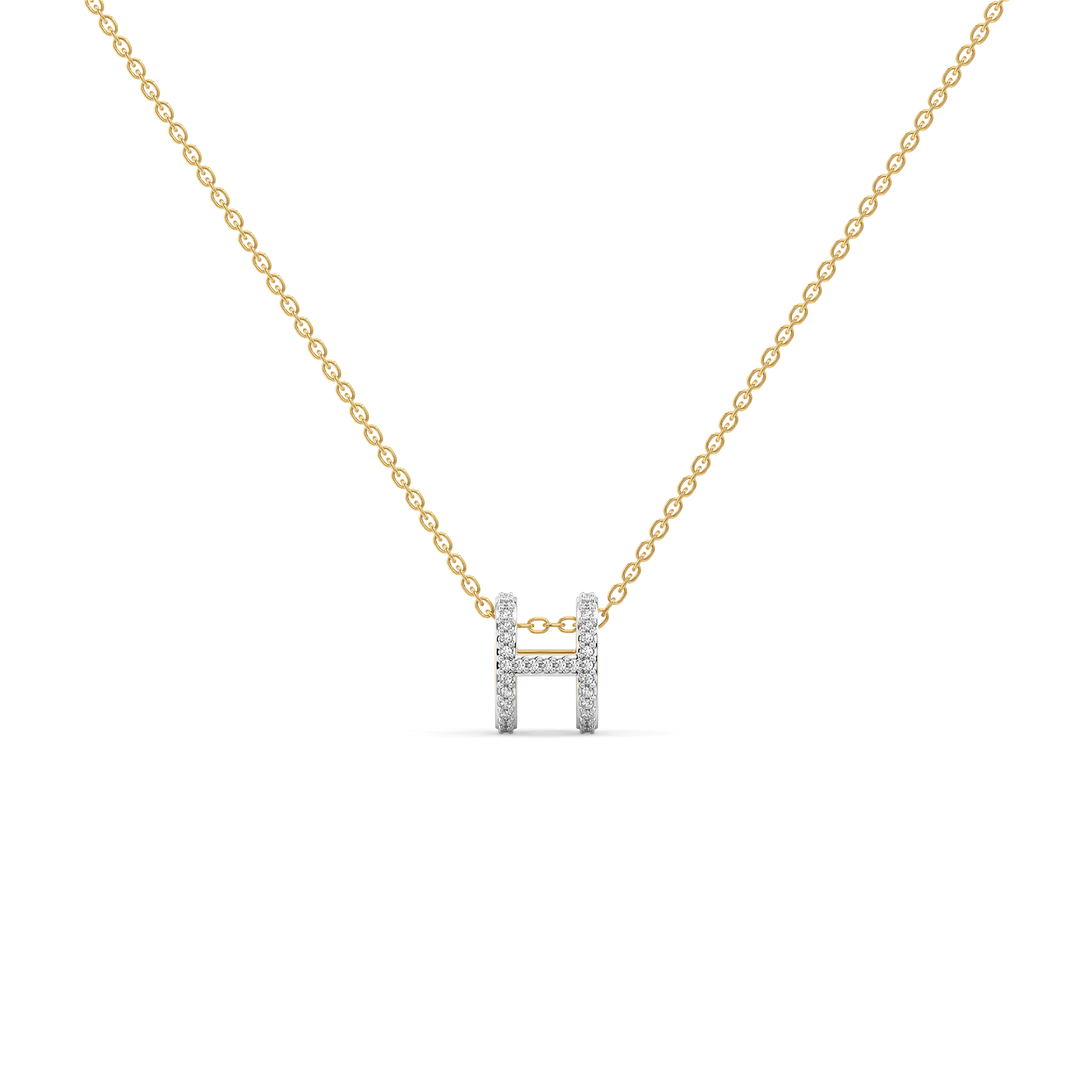 Heirloom H - Lab Diamond Necklace — image 1