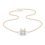 Heirloom H - Lab Diamond Necklace thumbnail 2