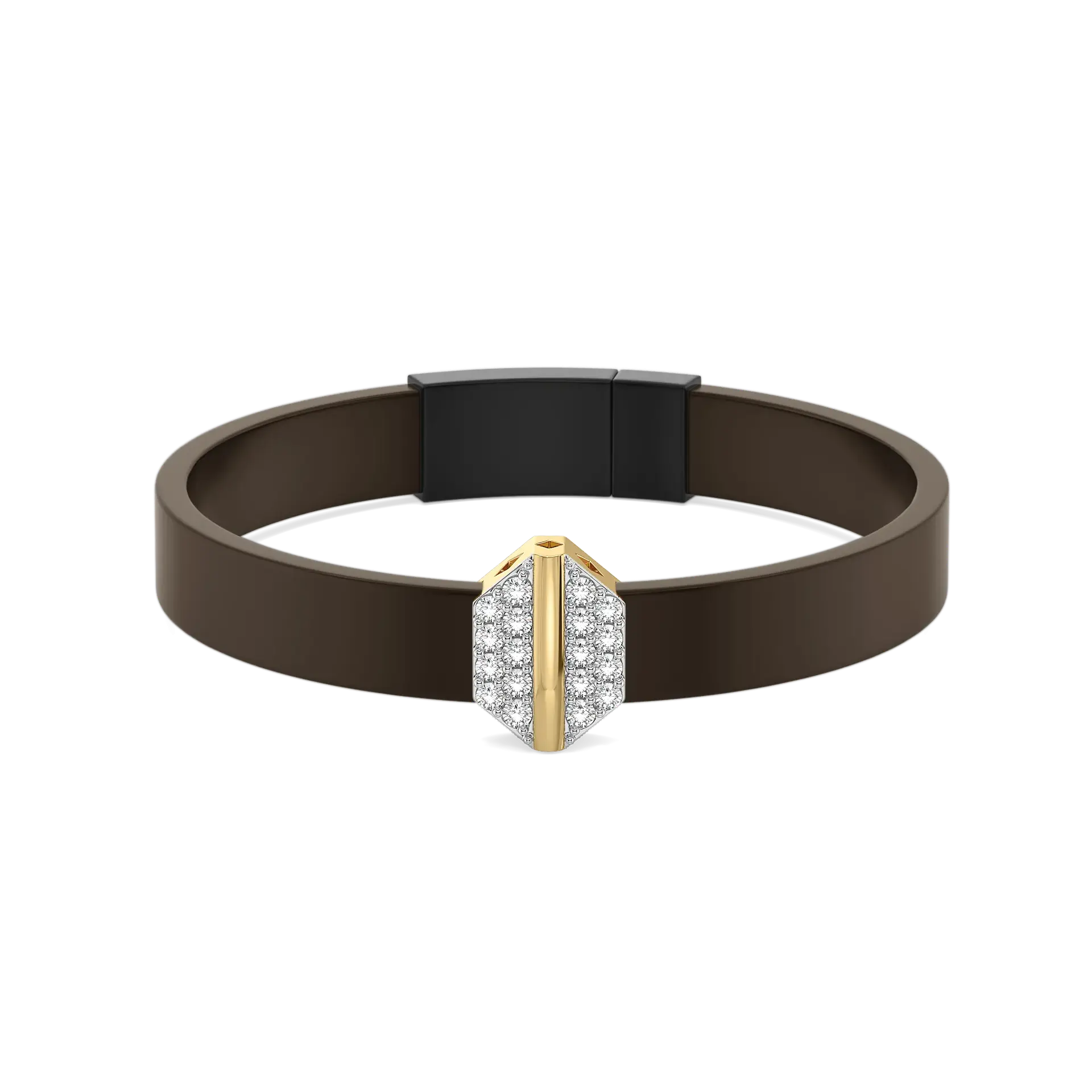 Hexa Edge - Lab Diamond Men's Bracelet
