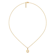 Hexa Solitaire - Lab Diamond Pendant Necklace thumbnail 6
