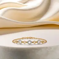 Hexagon Chic - Lab Diamond Bracelet thumbnail 3