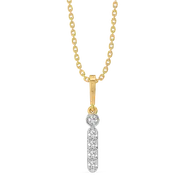 I’m Yours - Lab Diamond Alphabet Pendant thumbnail 1