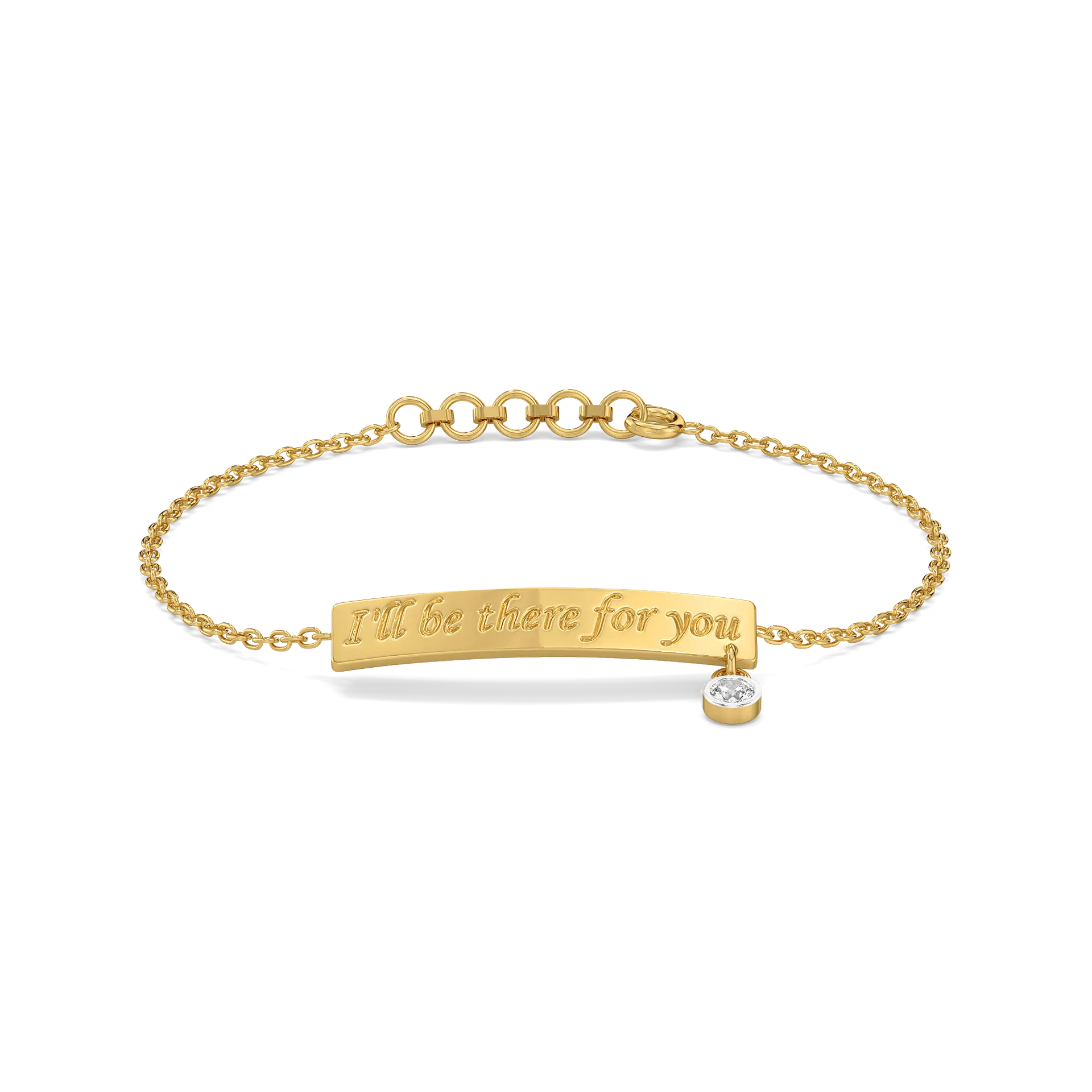 I'll Be There for you – Lab Diamond Bracelet — image 1