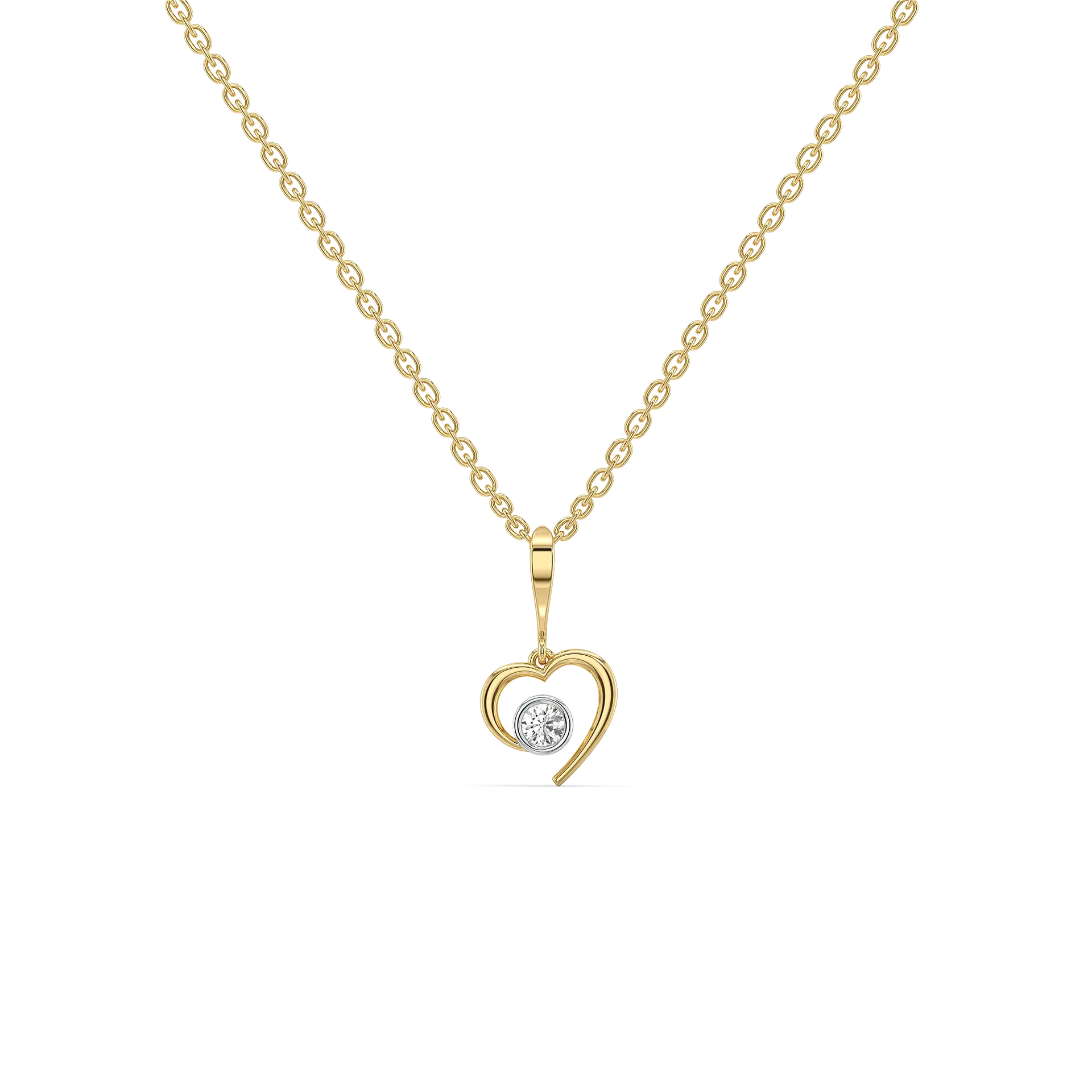 In Your Heart - Lab Diamond Necklace — image 1