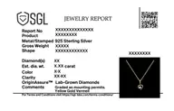 In Your Heart - Lab Diamond Necklace thumbnail 6