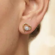 In Your Heart - Lab Diamond Stud Earrings thumbnail 1