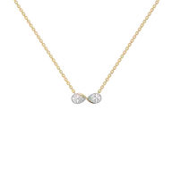 Infinity Pears - Lab Diamond Necklace thumbnail 1