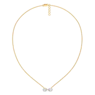 Infinity Pears - Lab Diamond Necklace thumbnail 4