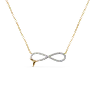 Infinity Tide - Lab Diamond Necklace thumbnail 1