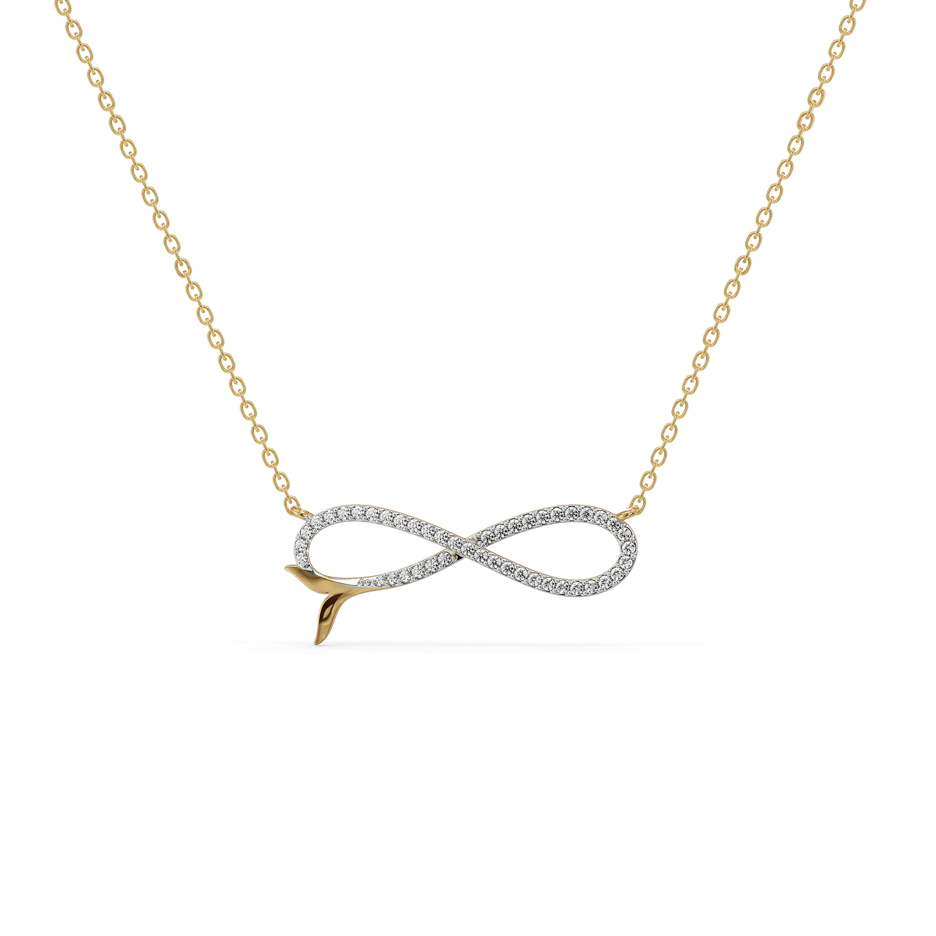 Infinity Tide - Lab Diamond Necklace — image 1
