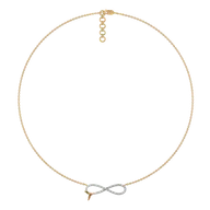 Infinity Tide - Lab Diamond Necklace thumbnail 5