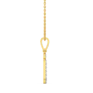 Jolly J - Lab Diamond Alphabet Pendant thumbnail 3