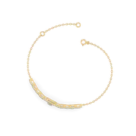 Lady in Emerald - Pure Gold Lab Diamond Solitaire Bracelet thumbnail 3