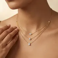 Layers of Light - Lab Diamond Necklace thumbnail 1