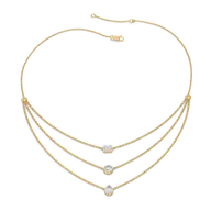 Layers of Light - Lab Diamond Necklace thumbnail 5