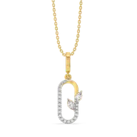 Leafline Marquise - Lab Diamond Pendant thumbnail 1