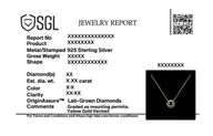 Libra Harmony - Lab Diamond Necklace thumbnail 5