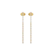 Line of Light - Lab Diamond Drop Earrings thumbnail 1