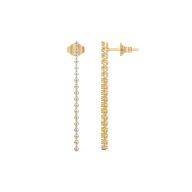 Line of Light - Lab Diamond Drop Earrings thumbnail 4