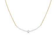 Line of Light - Lab Diamond Solitaire Necklace thumbnail 1