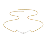 Line of Light - Lab Diamond Solitaire Necklace thumbnail 3