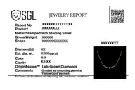Line of Light - Lab Diamond Solitaire Necklace thumbnail 5