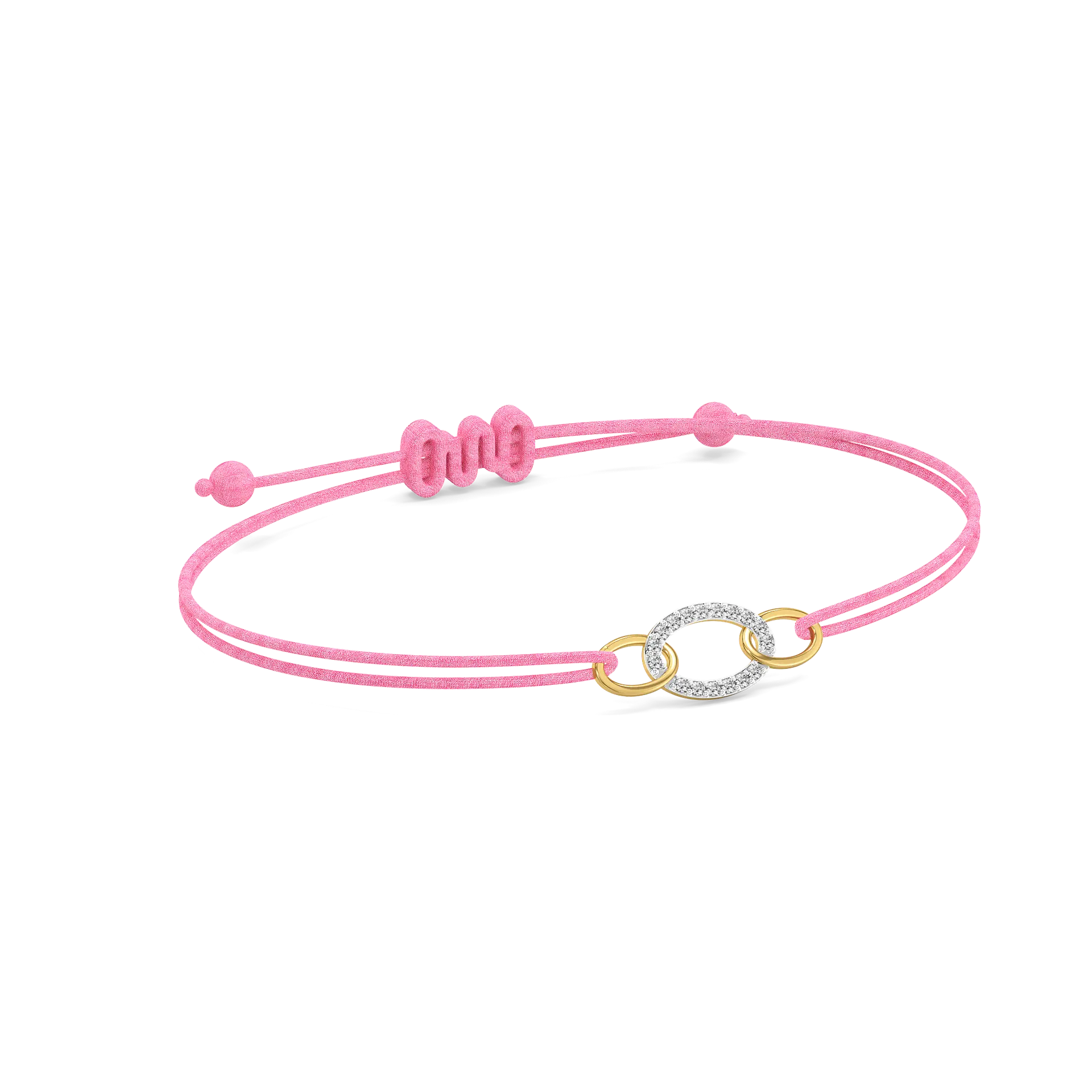 Link & Laugh – Lab Diamond BFF Bracelet