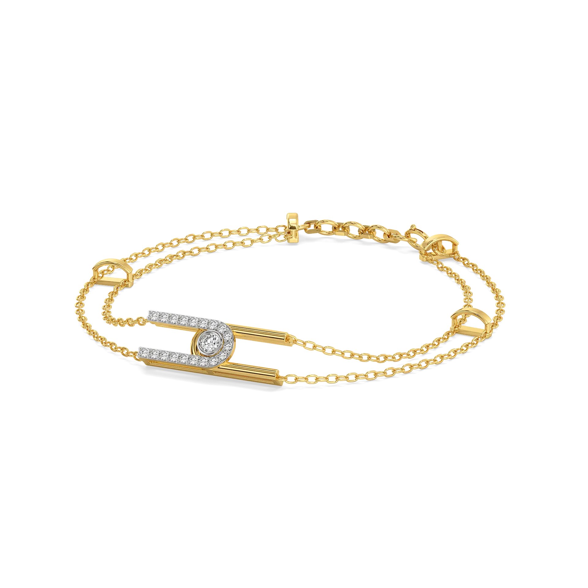 Linked For Life – Lab Diamond Bracelet — image 1
