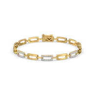 Linkin' It Up - Lab Diamond Chain Bracelet thumbnail 1